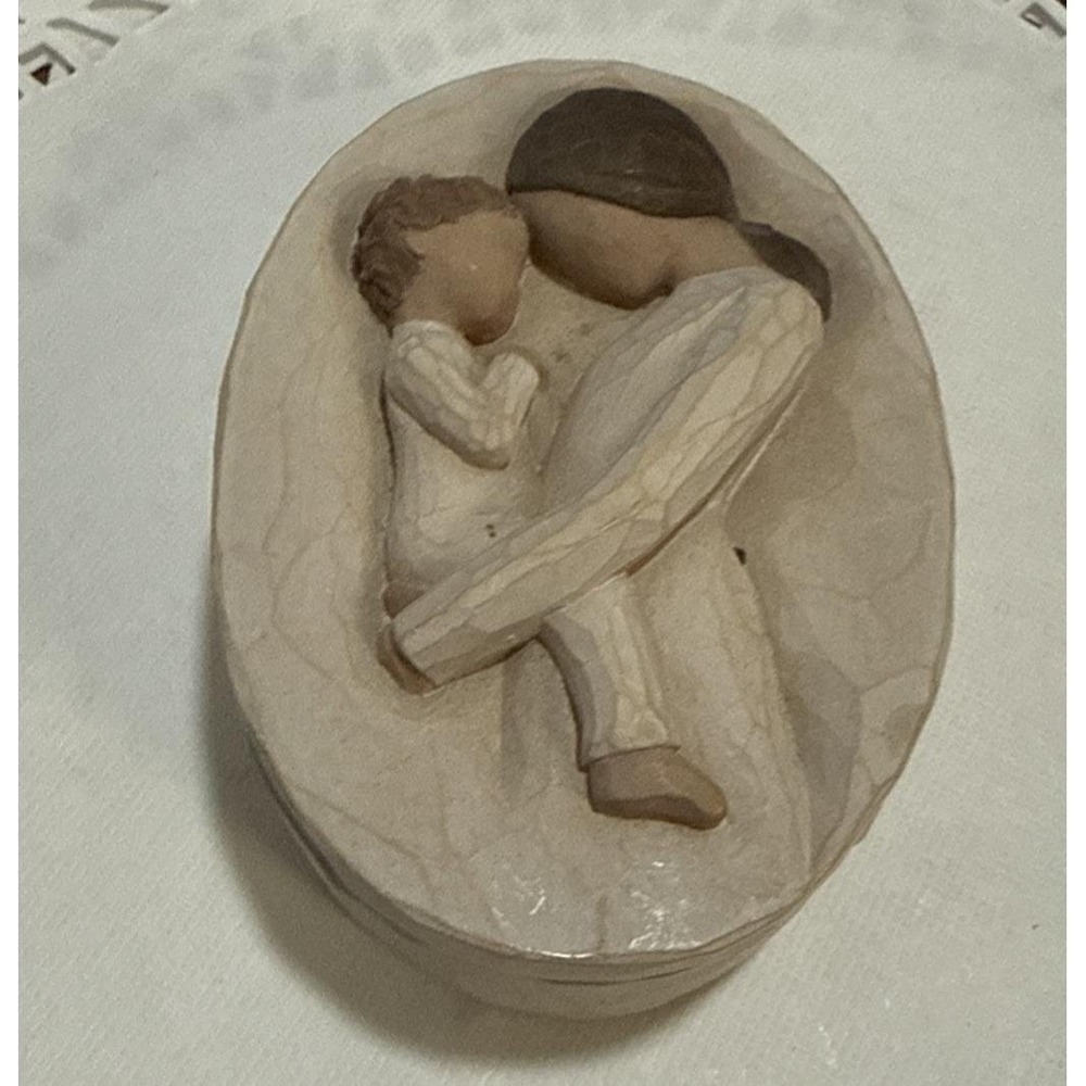 Willow Tree Demdaco Tenderness Trinket Box #26613 Susan Lordi 2004 Mother Child